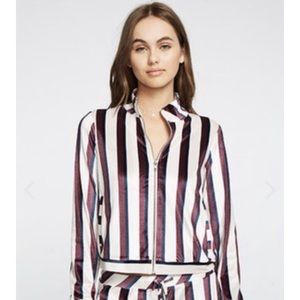 NWT Chaser Velvet track suit jacket